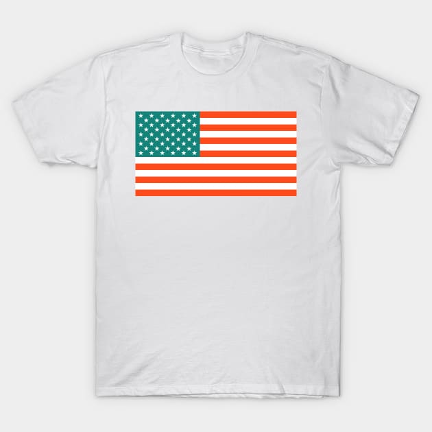 America Flag Classic T-Shirt by PoizonBrand